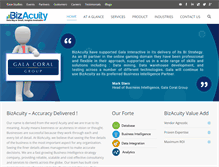 Tablet Screenshot of bizacuity.com